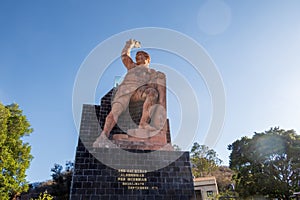 Pipila statue, Guanajuato historic landmark, art against a scenic sky, symbol of Mexican heritage