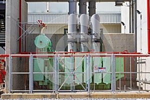 Piping and equipment in combine cycle power plant