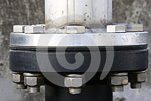 Piping flange photo