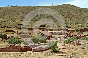 Piquillacta Archaeological Site,  the Remains of Wari Culture Located in the South Valley of Cusco Region, Peru