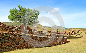 Piquillacta Archaeological Site, the Remains of Wari Culture Located in the South Valley of Cusco Region, Peru