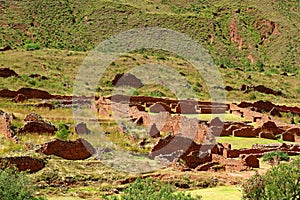 Piquillacta, a Large Archaeological Site of Wari Culture in Valle Sur, Cusco Region, Peru, South America