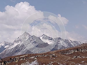 Pir Panjal mountain range View from Rohtang Pass, Himachal Pradesh