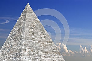 Piramide Cestia Pyramid of Cestius, Rome, Italy,