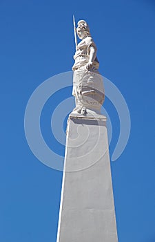 The Piramide de Mayo in Plaza de Mayo, Buenos Aires, Argentina