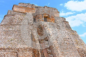 Mayan pyramids in Uxmal yucatan mexico LII photo