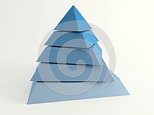 Piramide for Powerpoint or Keynote presentations.. Just put your text on it photo