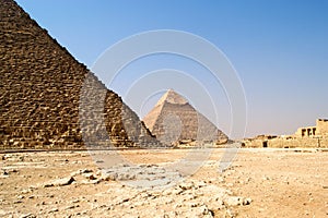 Piramides of gizeh photo