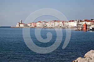 Piran beautiful town in Slovenia