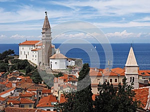 Piran, old town in Slovenia