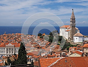 Piran, old town in Slovenia