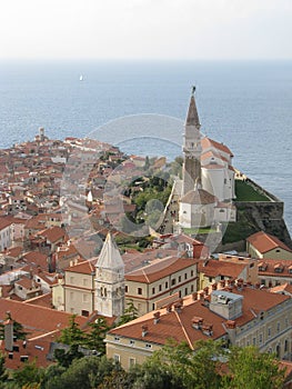 Piran panoramic view