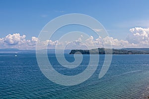 Piran - Panoramic view of majestic coastline of Gulf of Piran, Slovenian Istria, Slovenia, Europe