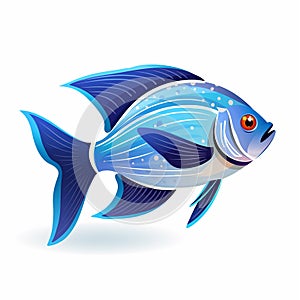 Piranha Fish Swarming in a River