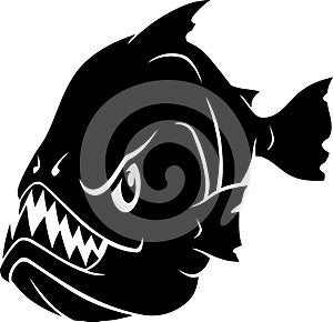 Piranha Furious Silhouette, Front View