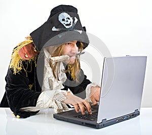 Pirat computer photo