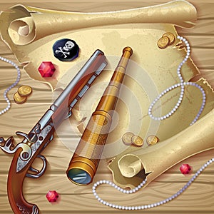 Pirate Accessories Composition