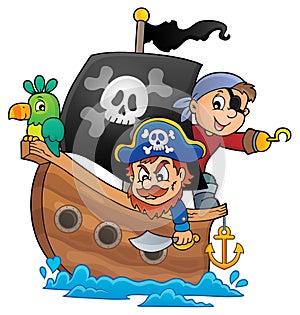 Pirate boat theme 1