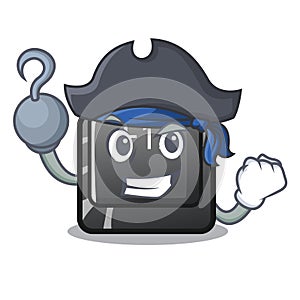 Pirate button f12 on a keyboard mascot photo