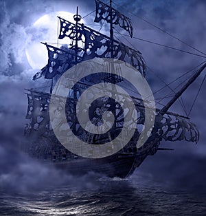 Pirate Ghost Ship Flying Dutchman