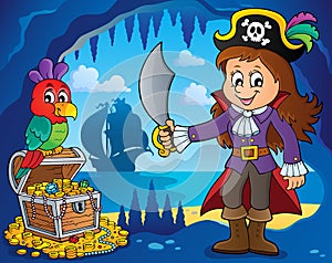 Pirate girl theme image 2