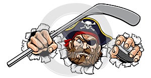 Pirát hokej sportovní návrh malby 