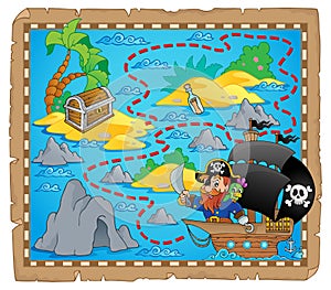 Pirate map theme image 3