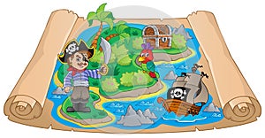 Pirate map theme image 4