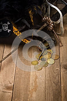 Pirate money purse