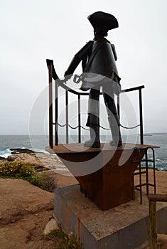 Pirate monument. Quintero. Valparaiso province. Chile photo