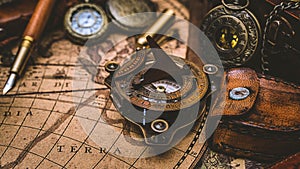 Pirate Nautical Compass Vintage Collection