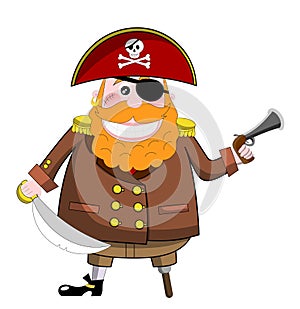 Pirate with Pistol and Sword