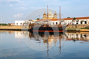 Pirate Ship and Church