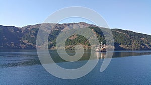 Pirate Ship Crusing on Hagone Lake, Japan