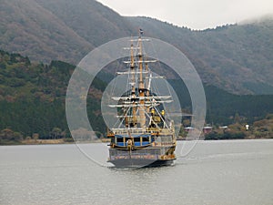 Pirate ship front view