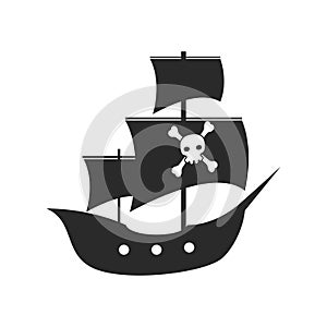 Pirate Ship logo icon