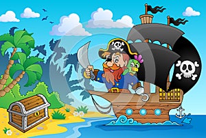 Pirate ship theme image 1