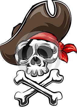 Pirate Skull and Crossbones