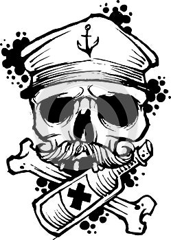 Pirate Skull Head
