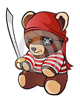 Pirate Teddy Bear photo