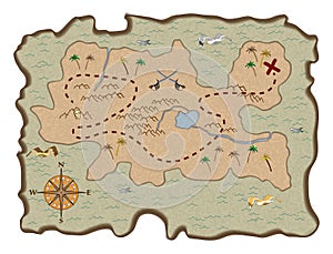 Pirate Treasure Map