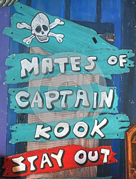 Pirate warning for mates