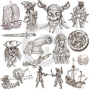Pirates (no.2) - An hand drawn collection photo
