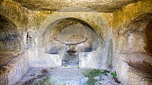 Pirin Ruins. Perre antik kenti, a small town of Commagene Kingdom. Necropolis. Adiyaman. Turkey