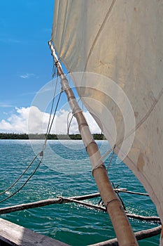 Pirogue in New Caledonia