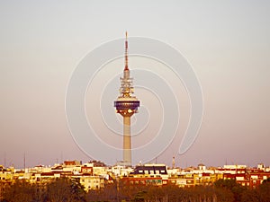 Piruli tower in Madrid photo