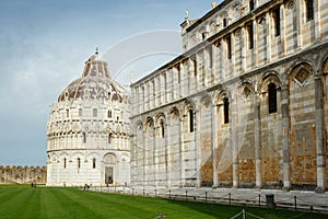 Pisa baptistery and cathedral, Italy