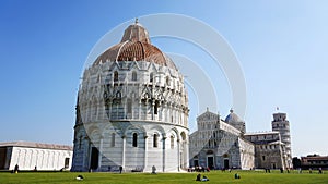 Pisa - Baptistery, Cathedral, Leaning Tower, Italy, UNESCO