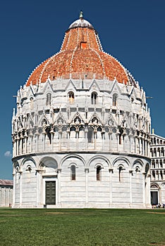 The Pisa Baptistery of St. John is a Roman Catholic ecclesiastical building in Pisa