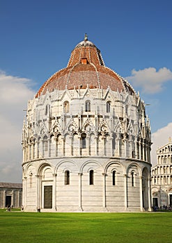Pisa. Baptistry Cathedral, Italy photo